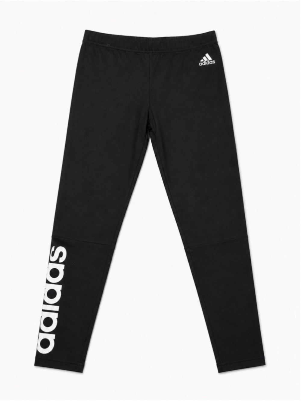 Adidas Leggings Women’s XS Black White Name Logo Athleisure Sportswear